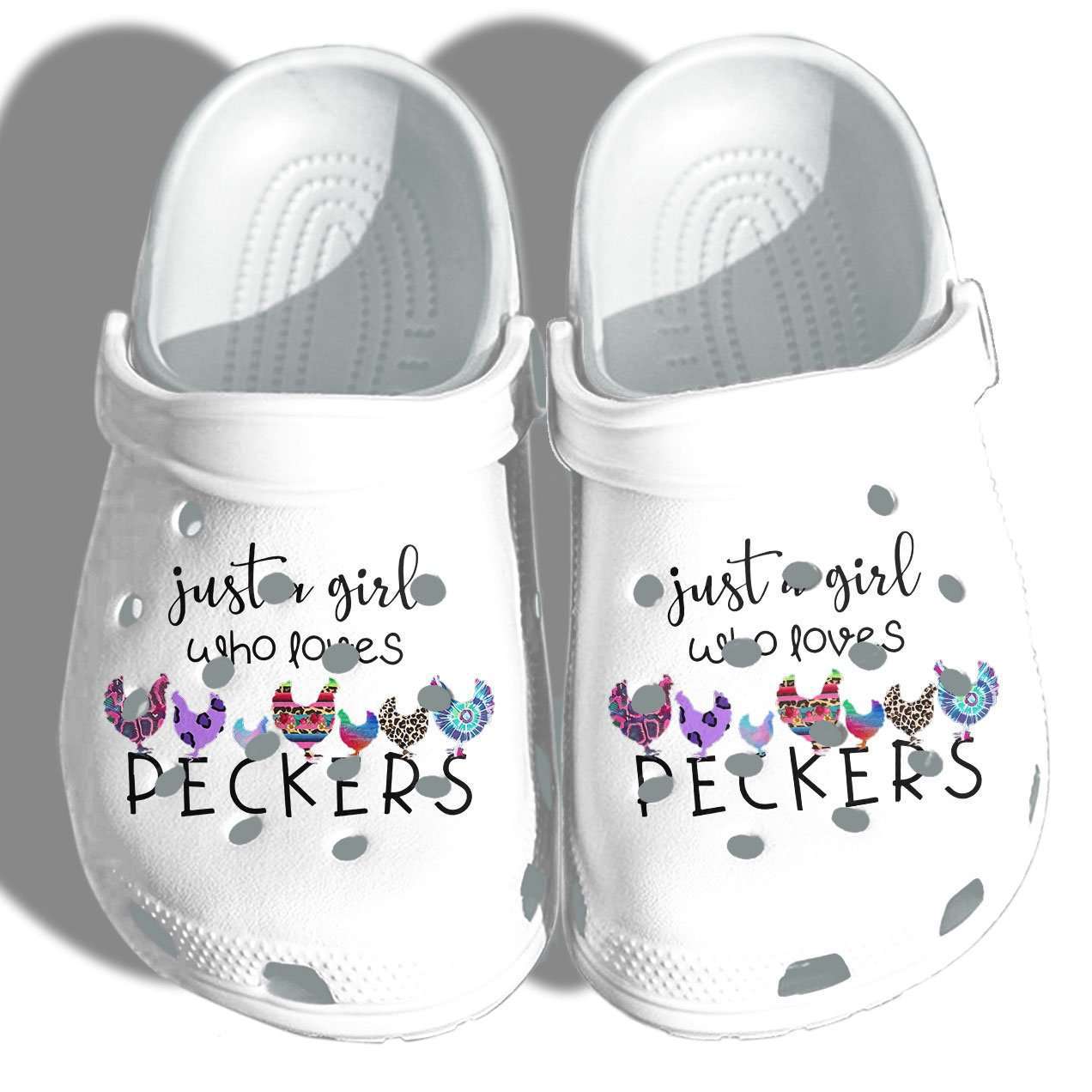 Crocs outfit - just a girl who loves peckers chicken crocs crocband clog shoes - 1336 Crocs Outfit