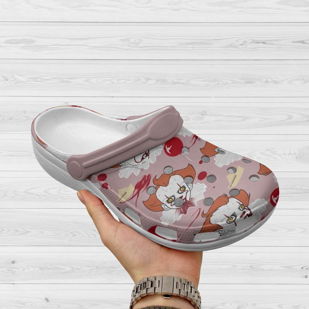 Crocs outfit - pennywise red balloon pink crocs crocband clogs shoes - 1607 Crocs Outfit