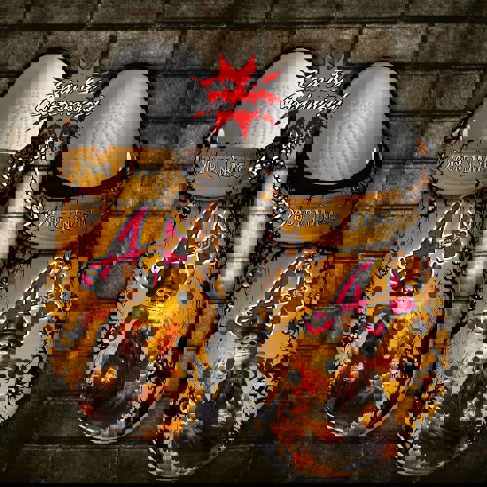 Crocs outfit - personalized atlanta braves halloween light nightmare before christmas crocs clogs crocband shoes - 1614 Crocs Outfit