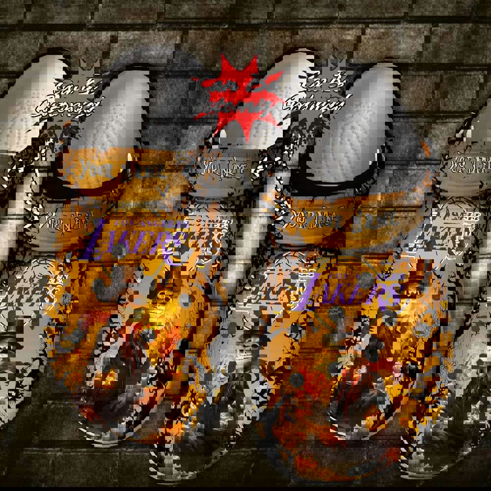 Crocs outfit - personalized los angeles lakers halloween light nightmare before christmas crocs clogs crocband shoes - 1762 Crocs Outfit