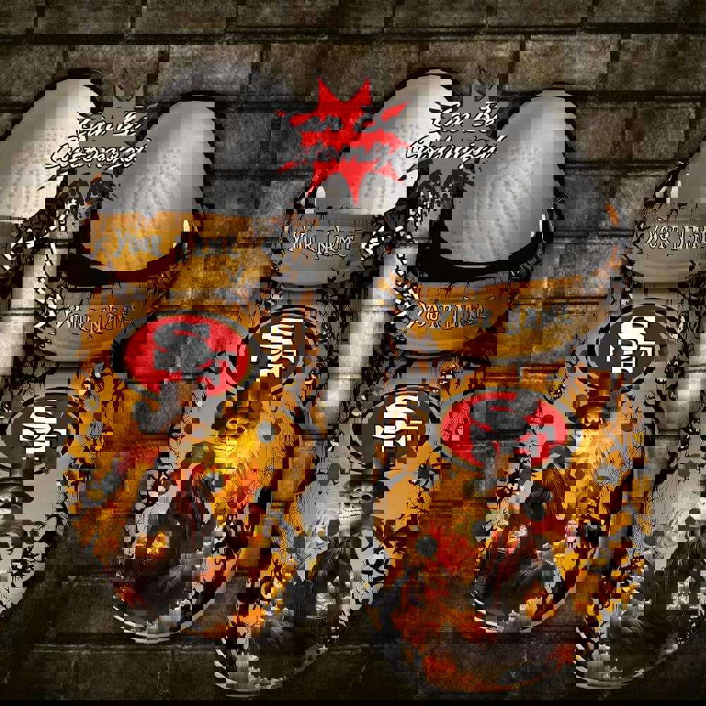 Crocs outfit - personalized sf 49ers halloween light nightmare before christmas crocs clogs crocband shoes - 1828 Crocs Outfit