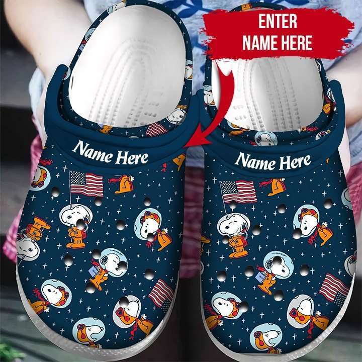 Crocs outfit - personalized snoopy astronaut america flag patriot crocs crocband clogs - 1831 Crocs Outfit
