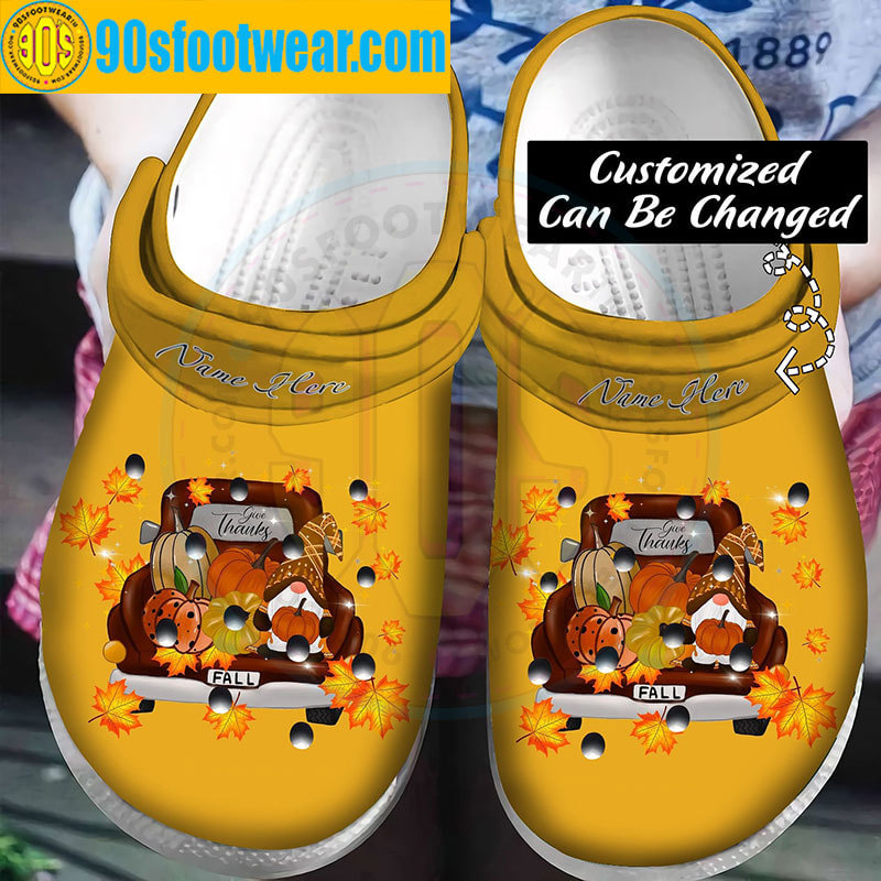 Crocs outfit - personalized thanksgiving crocs give thank fall classic clogs - 1851 Crocs Outfit