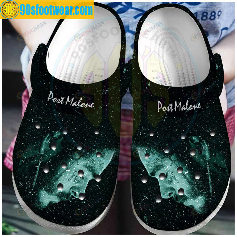Crocs outfit - post malone crocs rap music dark green classic clog shoes - 1934 Crocs Outfit