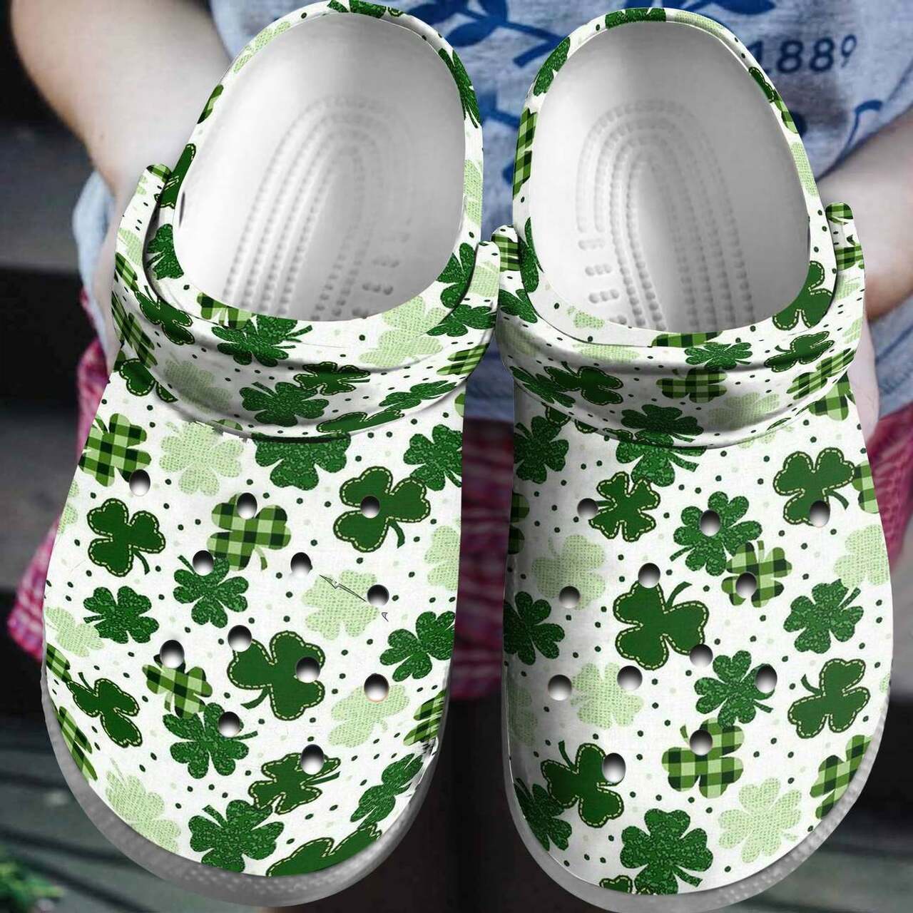 Crocs outfit - st patrick’s day irish shamrocks pattern crocband crocs shoes - 2080 Crocs Outfit