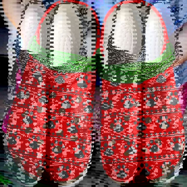 Crocs outfit - vet tech christmas paws ugly pattern crocs crocband clog shoes for men women - 2248 Crocs Outfit