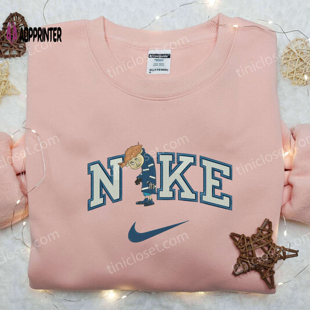Custom nike embroidered shirt for boys – cartoon design nike official store Embroidered Shirt