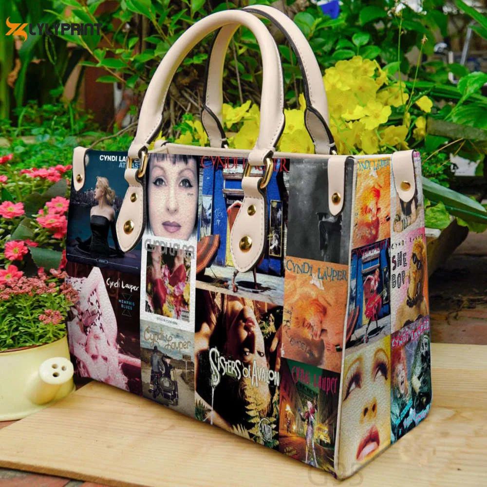 Cyndi lauper leather handbag 3281 Women Leather Hand Bag