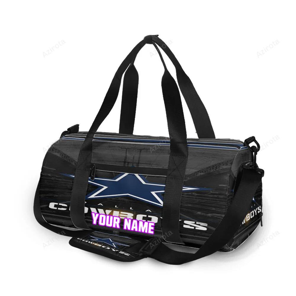 Dallas cowboys star stadium personalized name travel bag gym bag 1388 Travel Bag