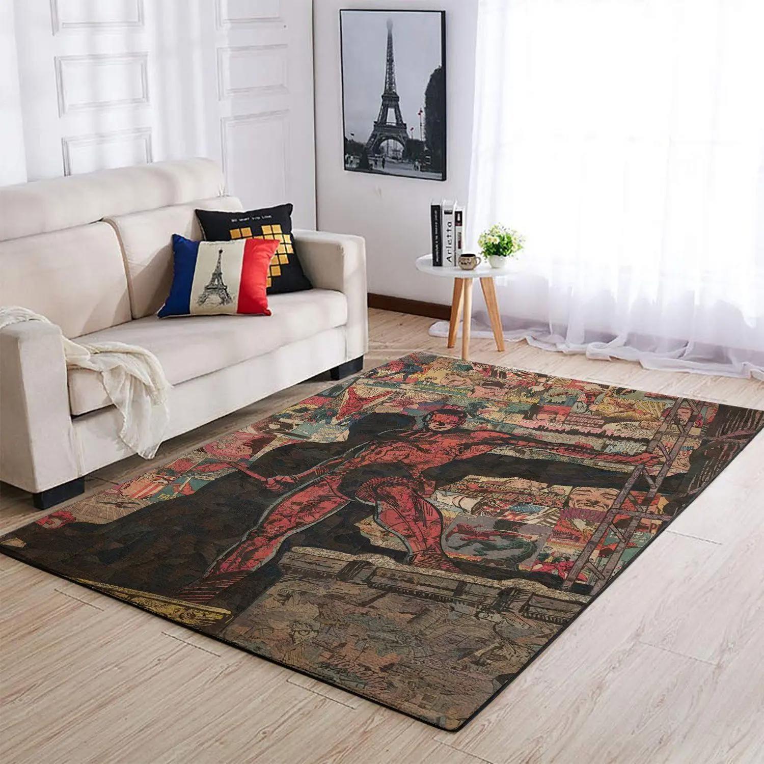 Daredevil comic area rug ofd 190912 area rug living room carpet rug regtangle carpet floor decor home decor Rectangle Rug