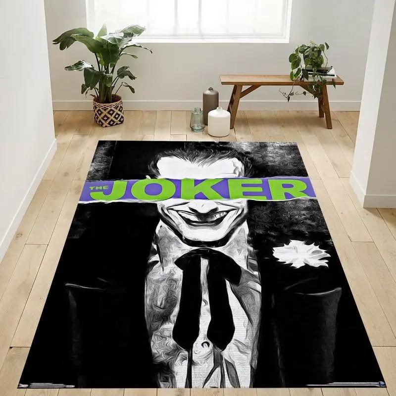 Dc comics the joker censored area rug living room and bed room rug Rectangle Rug