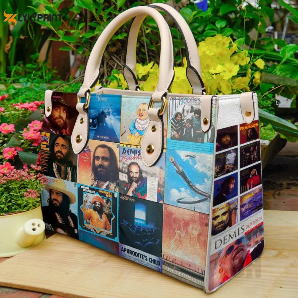 Demis roussos leather bag for women gift 802 Women Leather Hand Bag