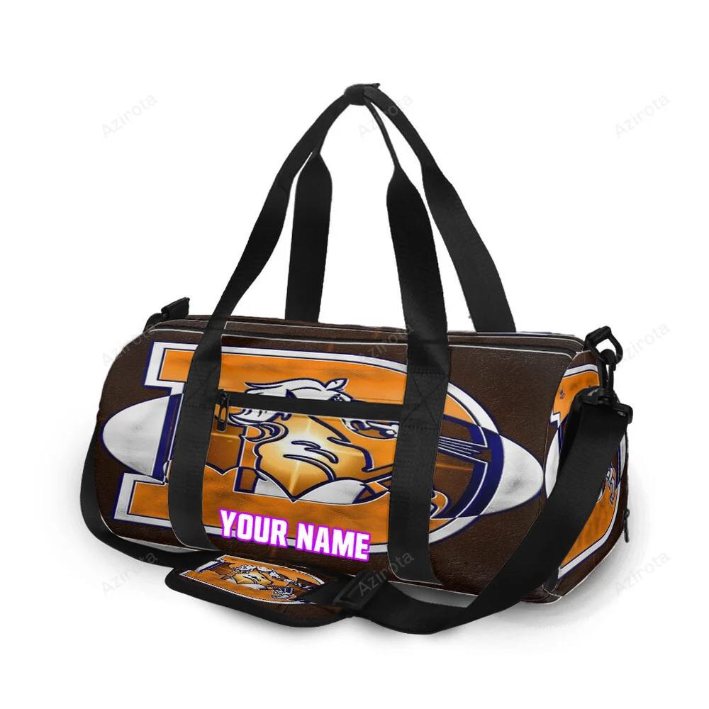 Denver broncos emblem v10 personalized name travel bag gym bag 1531 Travel Bag