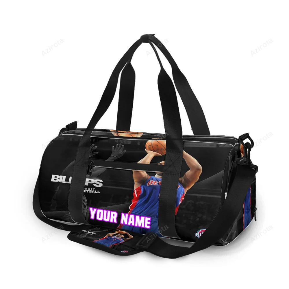 Detroit pistons chauncey billups1 personalized name travel bag gym bag 1979 Travel Bag