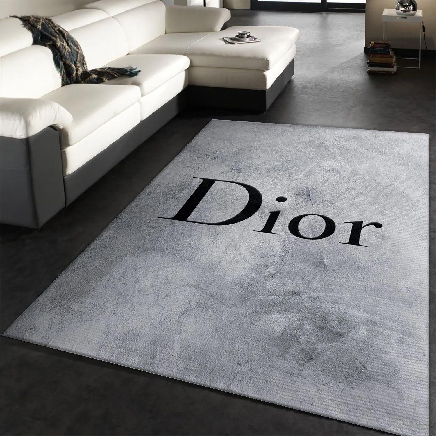 Dior s logo type 442. Upgrade Your Living Room with Luxury Home Decor: Area Carpets, Floor Decor, Door Mats, and Hot Gift Items with style a High-End Fashion Brand Rectangle Rug