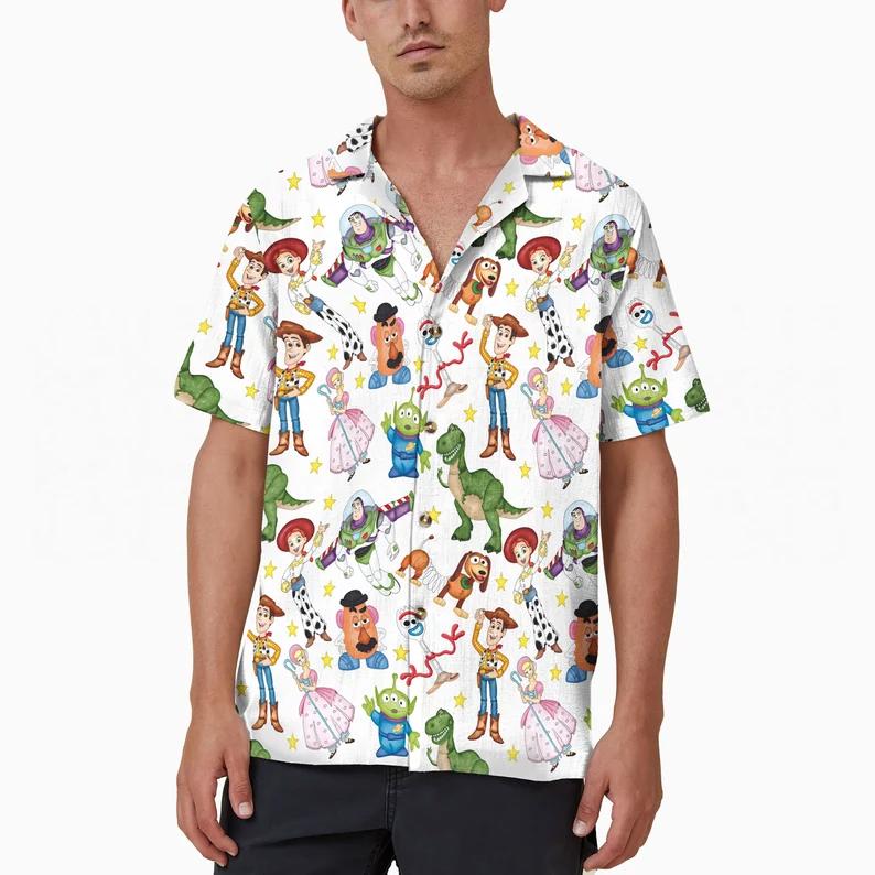 Disney toy story hawaiian shirt Hawaii Shirt Shorts & Flip Flops