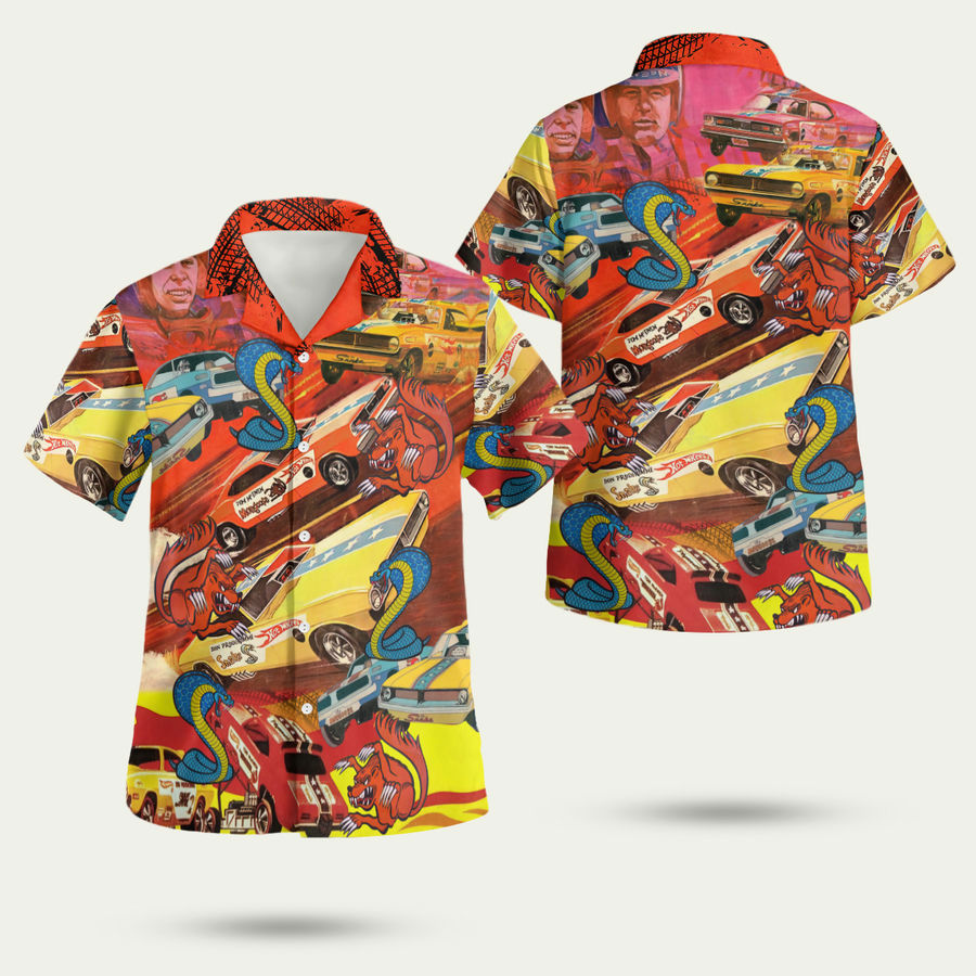 Drag racing snake and mongoose hawaiian shirt Hawaii Shirt Shorts & Flip Flops