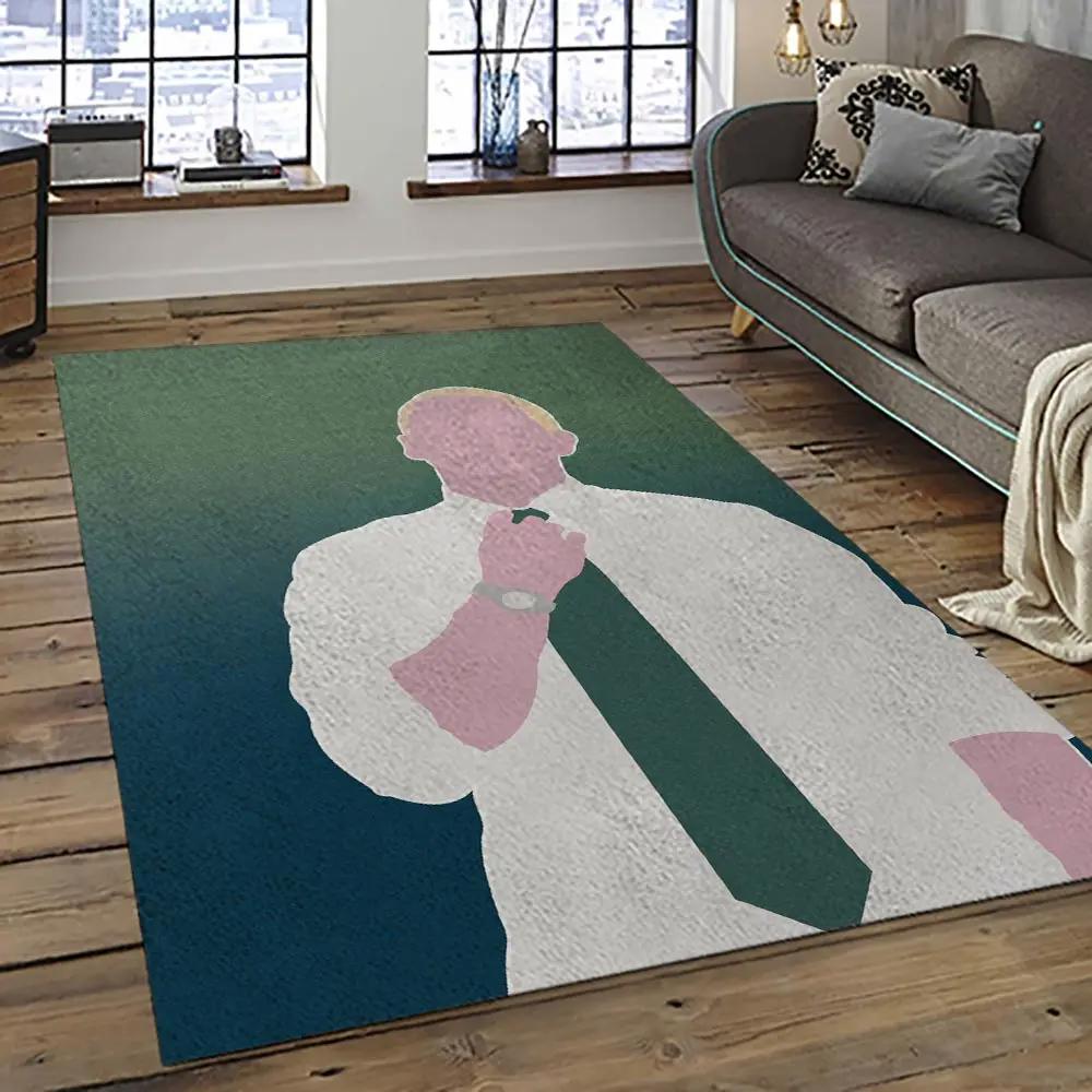 Eminem legend rapper hiphop music rap carpet area rug home decor gift for fans gift for friends emm3 Rectangle Rug