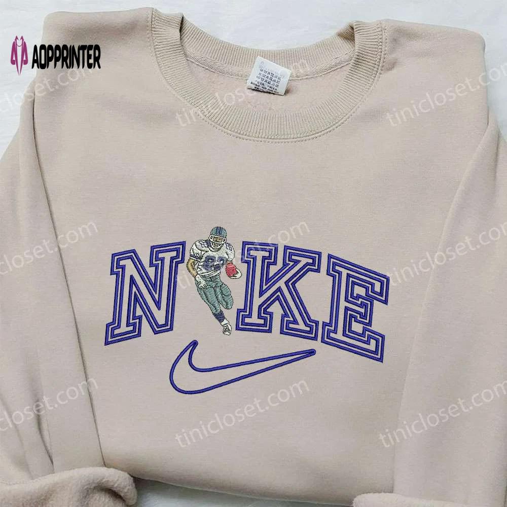 Emmitt smith x nike embroidered shirt: perfect gift for son custom nike shirt Embroidered Shirt