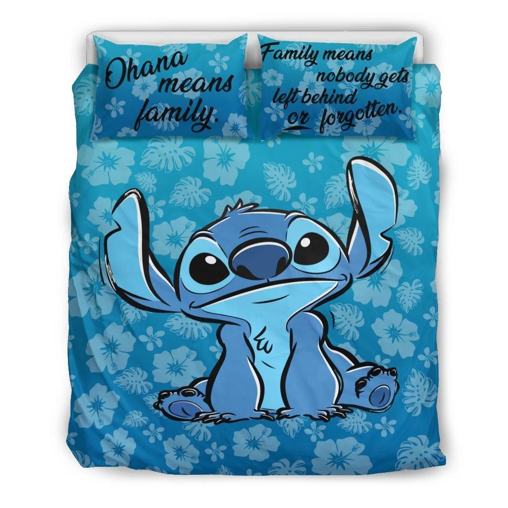 Fandomgift stitch ohana bedding set duvet cover pillowcase Bedding Sets