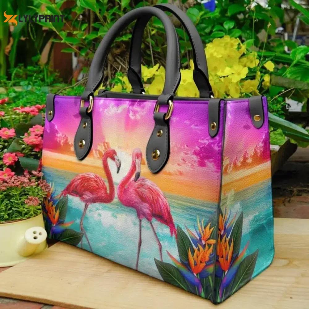Flamingo leather handbag gift for women 406 Women Leather Hand Bag