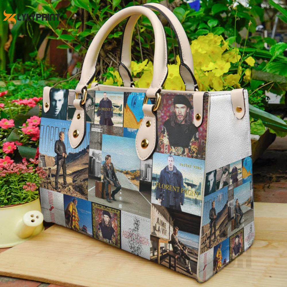 Florent pagny leather bag for women gift 1575 Women Leather Hand Bag