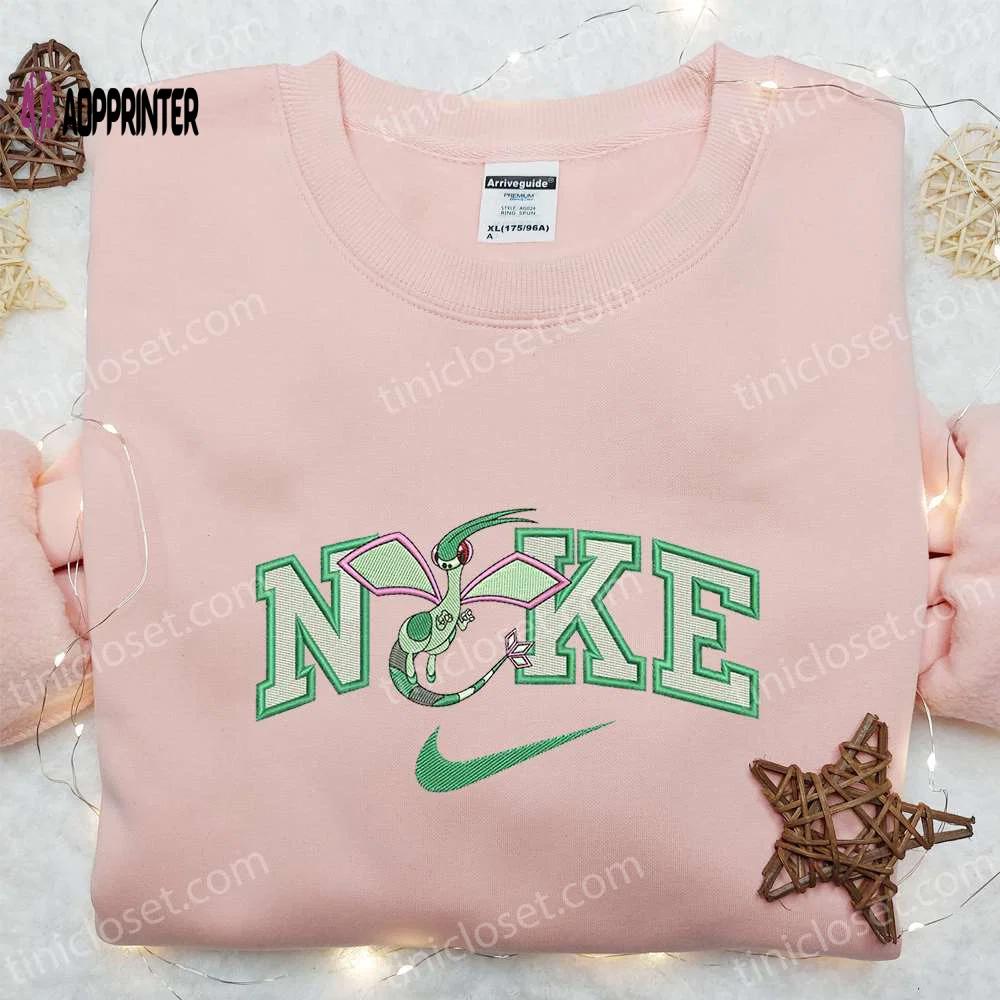 Flygon x nike embroidered shirt: pokemon & custom design – limited edition Embroidered Shirt