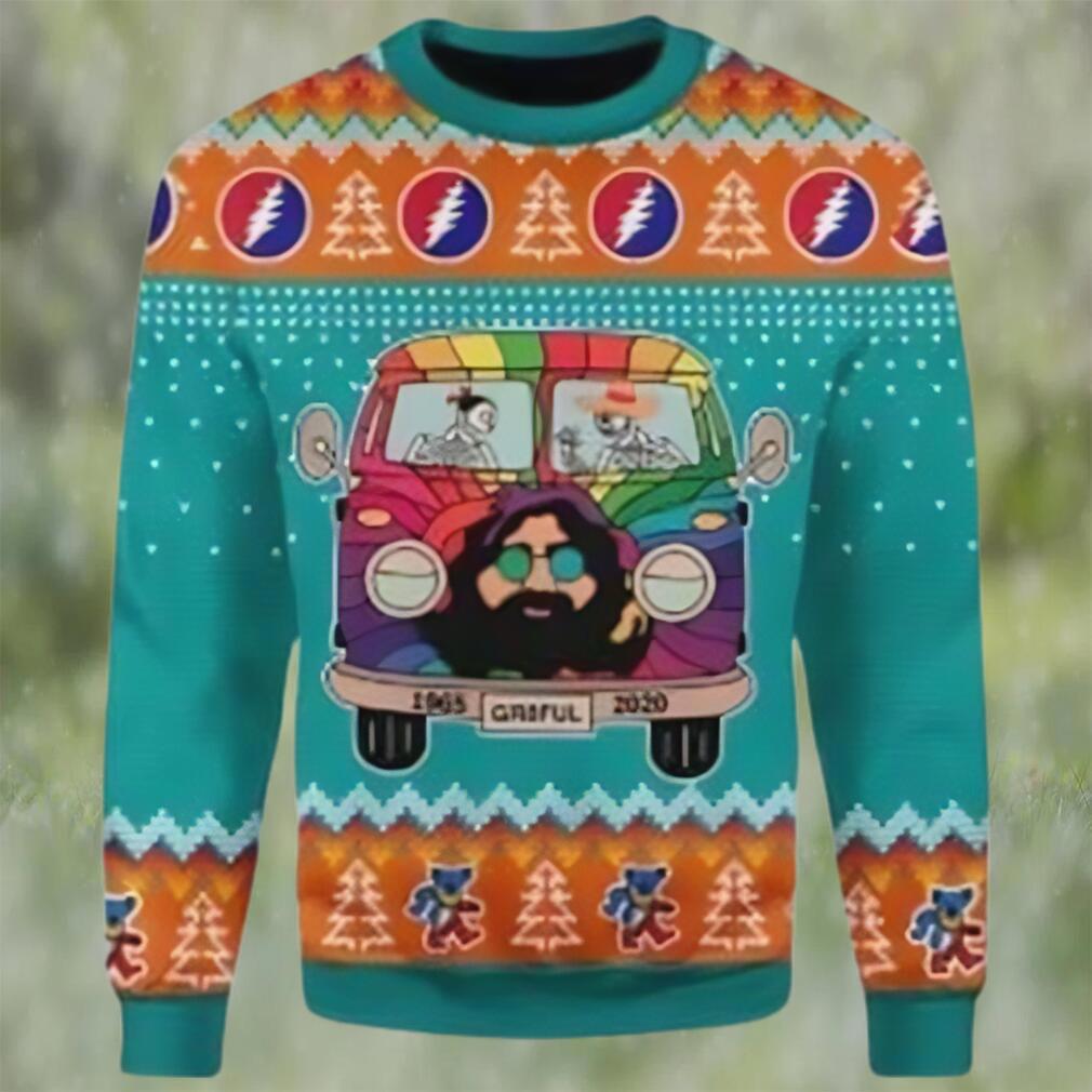 Funny grateful dead bus ugly christmas sweater Christmas Ugly Sweater