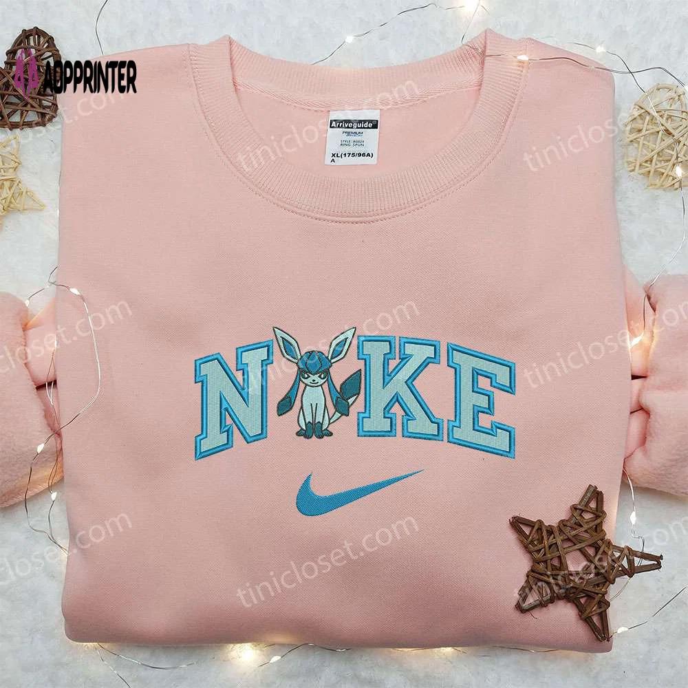 Glaceon x nike embroidered shirt: pokemon & custom design limited edition Embroidered Shirt