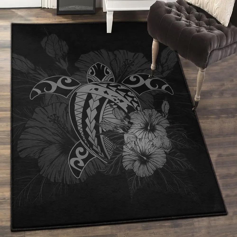 Gray large area rugs, hawaii hibiscus harold turtle gray rug Rectangle Rug