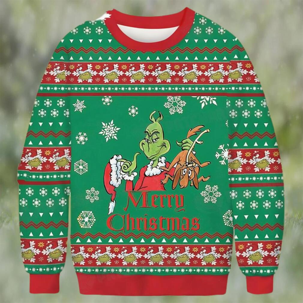 Grinch merry christmas ugly christmas sweater gift for family Christmas Ugly Sweater
