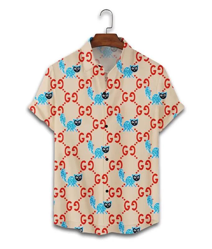 Gucci animal pattern luxury brand premium fashion hawaii shirt for men 17 hawaii shirt Hawaii Shirt Shorts & Flip Flops