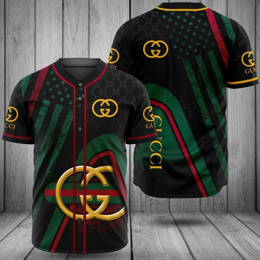 Gucci baseball jersey shirt luxury clothing clothes sport for men women hot 2023 Baseball Jersey Shirt