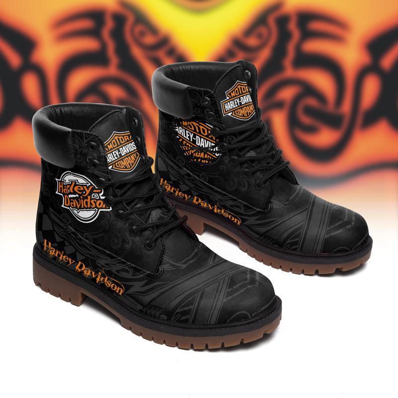 Harley davidson form timboots hot 2023 best gift for fans Timboots Shoes