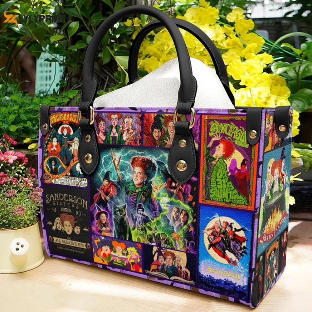 Hocus pocus lover leather bag for women gift 862 Women Leather Hand Bag