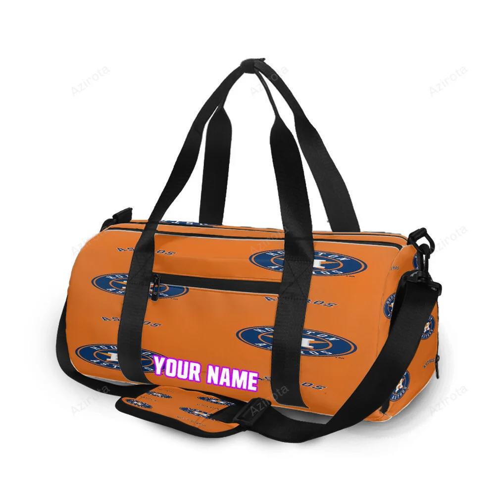Houston astros emblem v7 personalized name travel bag gym bag 2133 Travel Bag