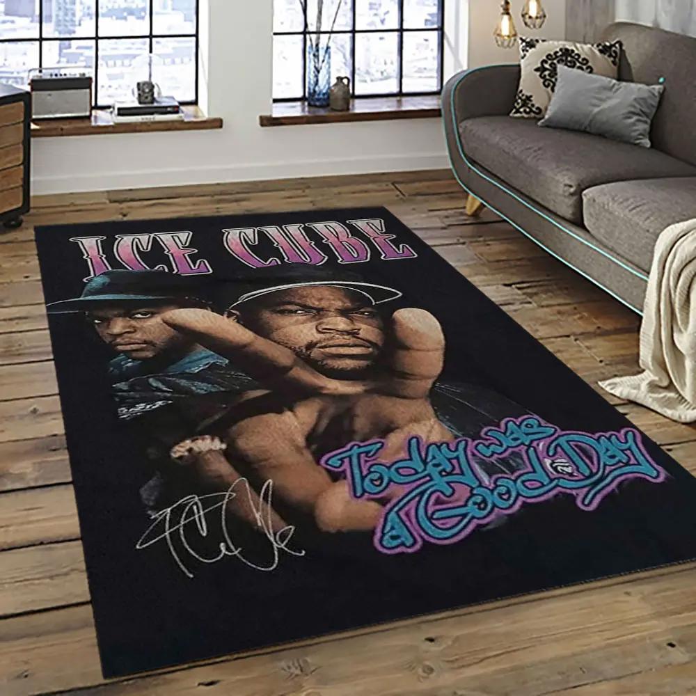 Ice cube rapper hiphop music retangle carpet area rug home decor best gift for fan and friends ic11 Rectangle Rug