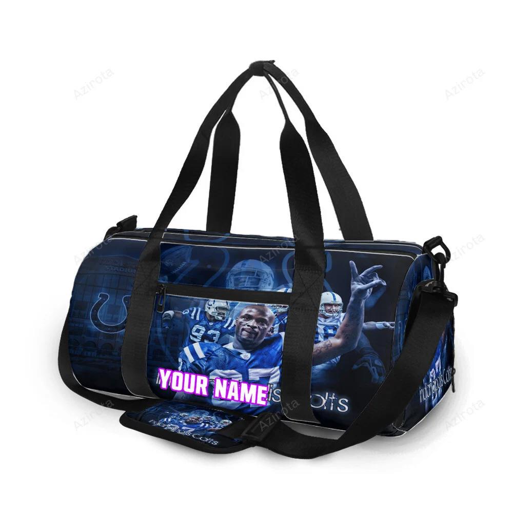 Indianapolis colts all players stadium personalized name travel bag gym bag 1696 Travel Bag