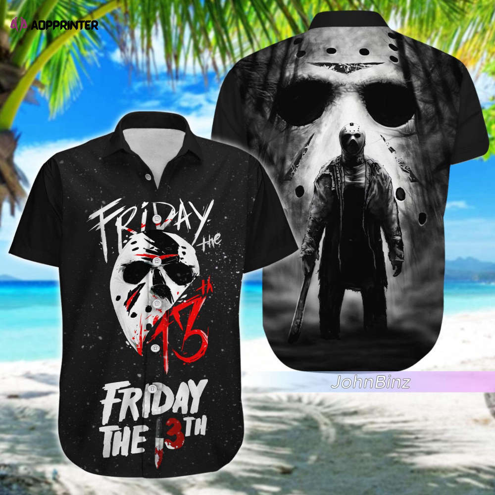 Jason voorhees hawaiian shirt – friday the 13th horror movie shirt perfect horror love gift Hawaii Shirt