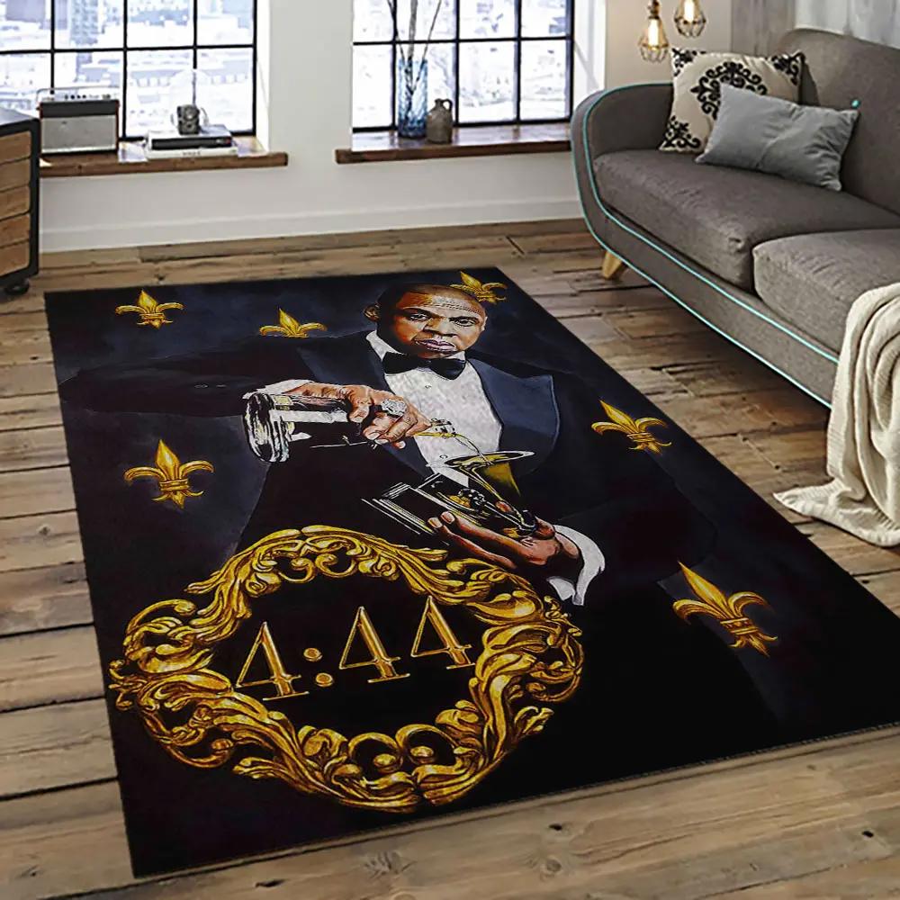 Jay-z rapper hiphop music retangle carpet area rug home decor best gift for fan and friends jz9 Rectangle Rug