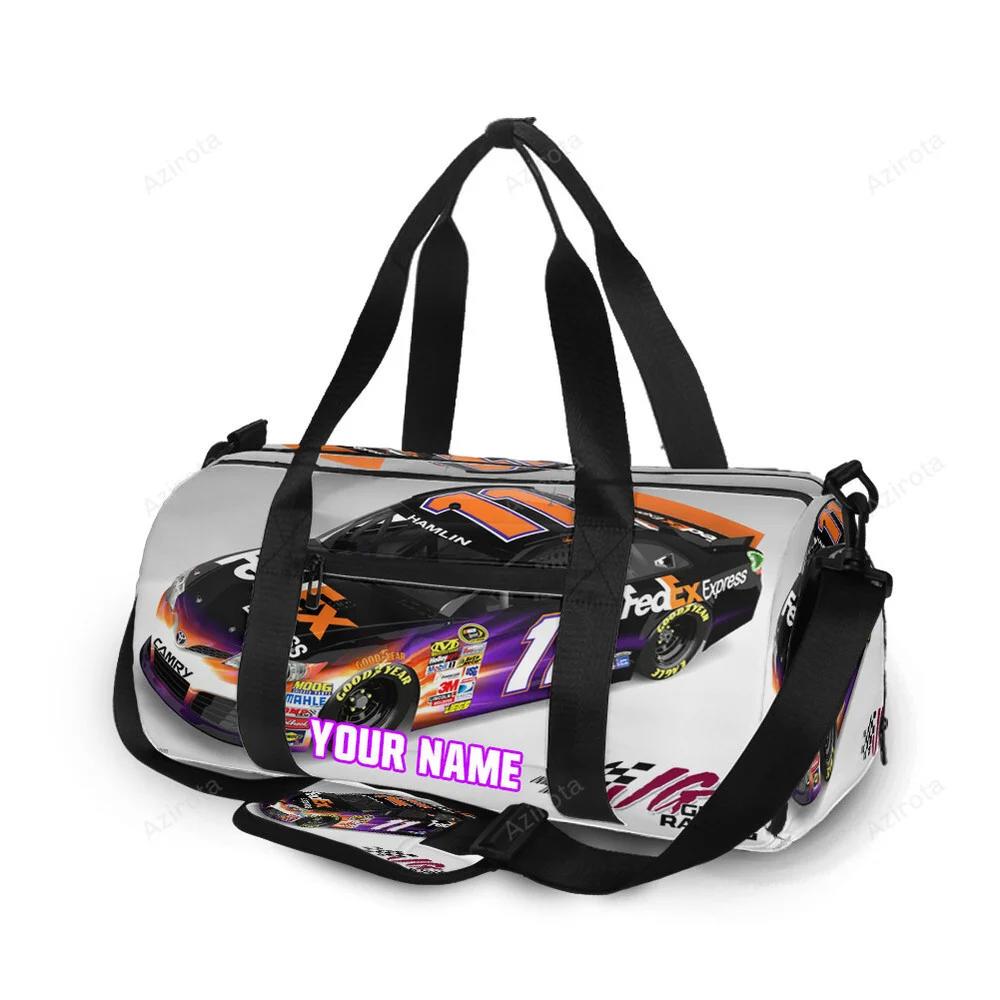Joe gibbs racing car4 personalized name travel bag gym bag 802 Travel Bag