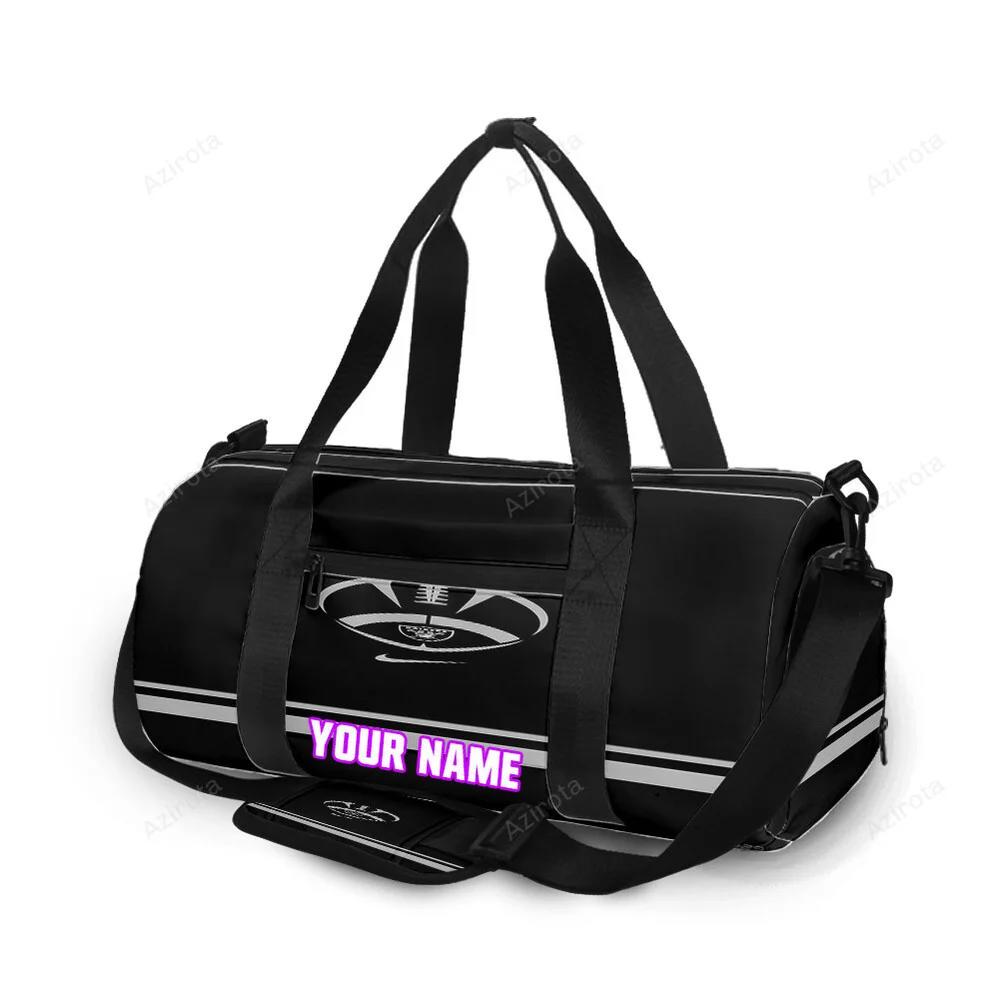 Las vegas raiders ball2 personalized name travel bag gym bag 1667 Travel Bag