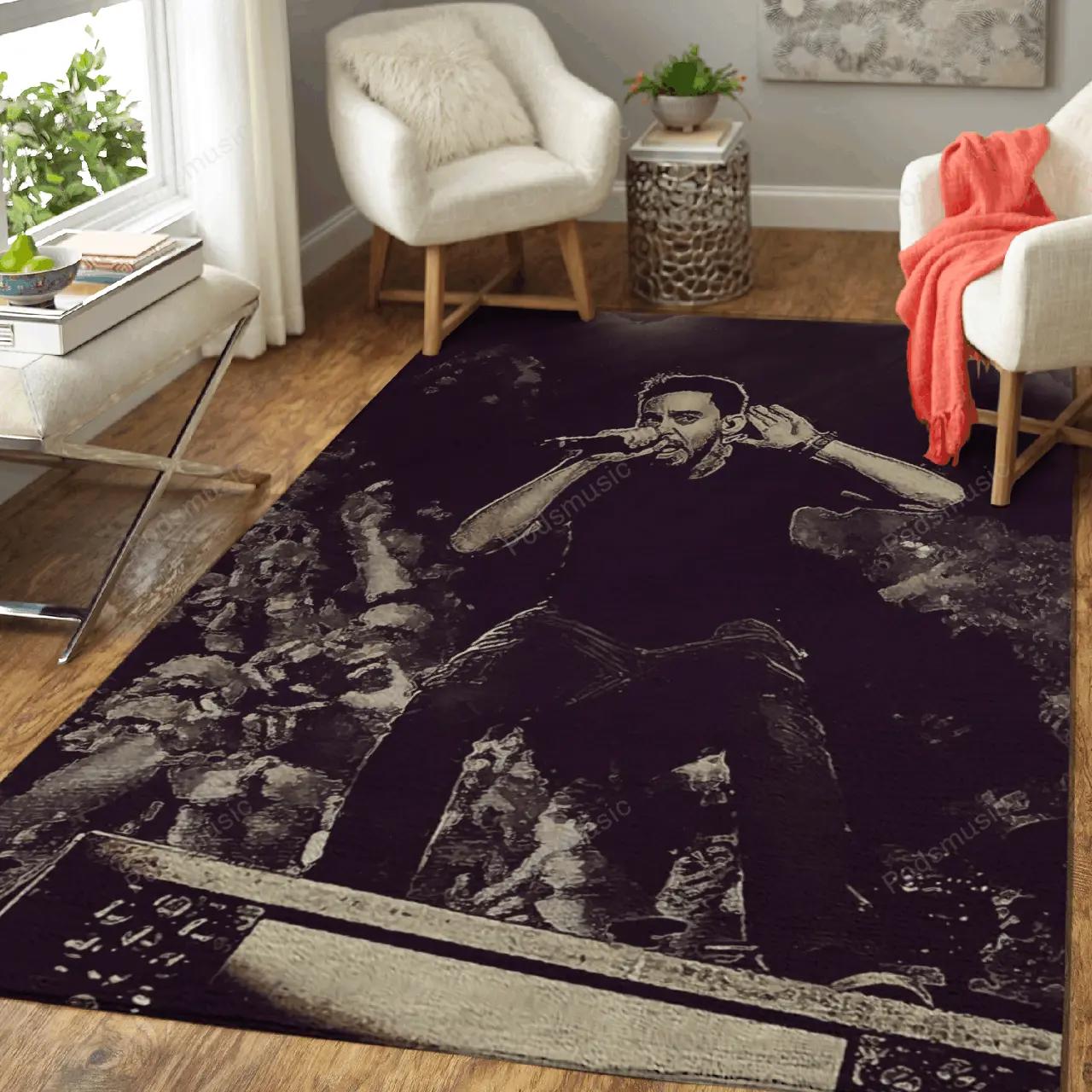 Linkinpark 39 music art for fans area rug living room carpet rug regtangle carpet floor decor home decor Rectangle Rug