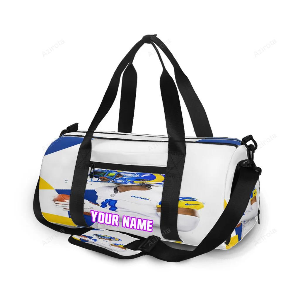 Los angeles rams jordan fuller1 personalized name travel bag gym bag 1211 Travel Bag
