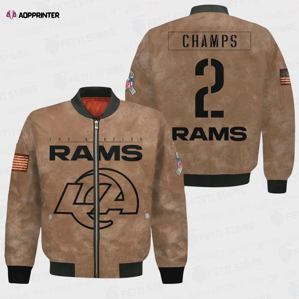 Los angeles rams – national football league 2023 unisex aop bomber jacket v1 Bomber Jacket
