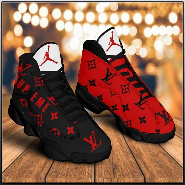 Louis vuiton supreme Air Jordan 13 For Fans Gifts For Men Women Shoes Full Size Sneakers
