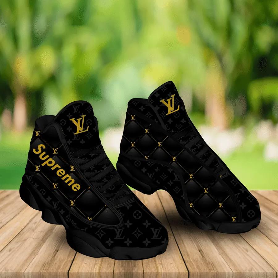 Louis vuitton lv x supreme blacks Air Jordan 13 Sneakers For Fans Gifts For Men Women Shoes Full Size
