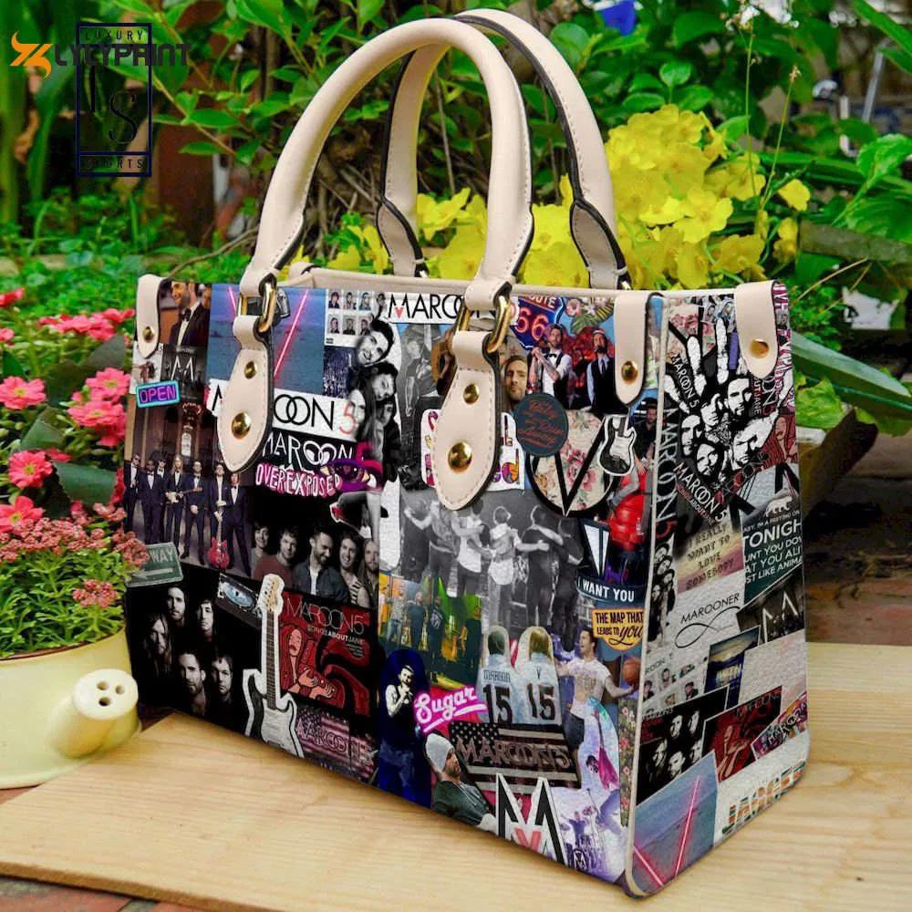 Maroon 5 2 leather handbag 1 2852 Women Leather Hand Bag