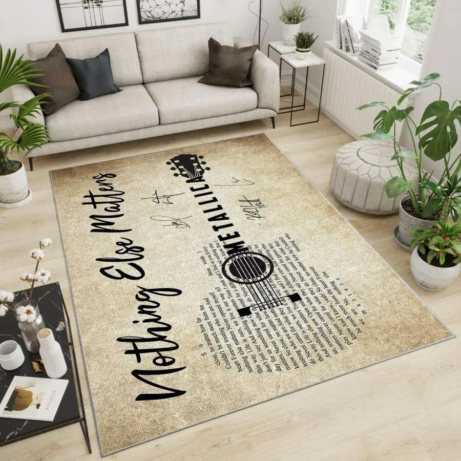 Metalica area rug living room rug home decor home decor bedroom living room decor Rectangle Rug