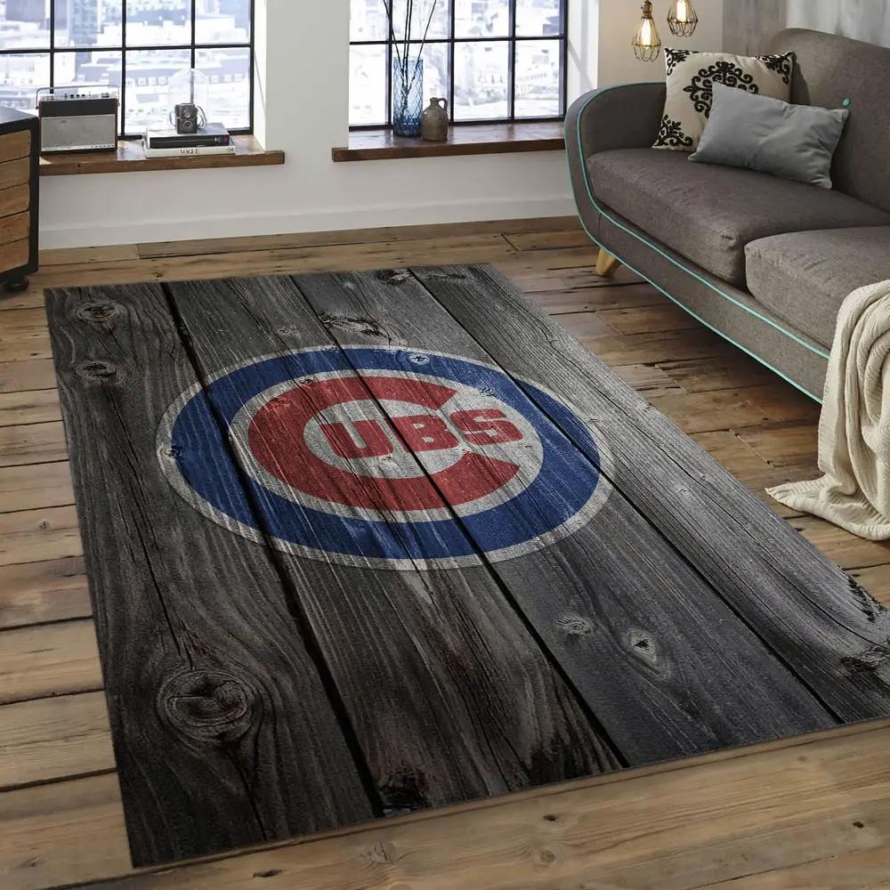Mlb cincinnati reds baseball team logo rectangle area cr23 Rectangle Rug
